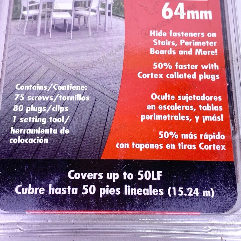 FastenMaster Cortex Trex Transcend 2-1/2" Hidden Fasteners Spiced Rum 75 Screws gallery