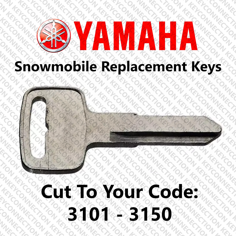 Yamaha Snowmobile Replacement Keys Cut to Your Code 3101 - 3150 gallery