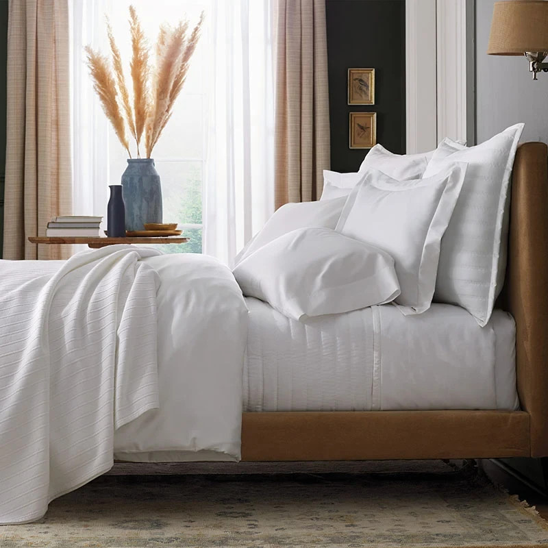 TCS Legends Hotel Premium Smooth Supima Cotton Wrinkle-Free Sateen Bed Sheet Set gallery