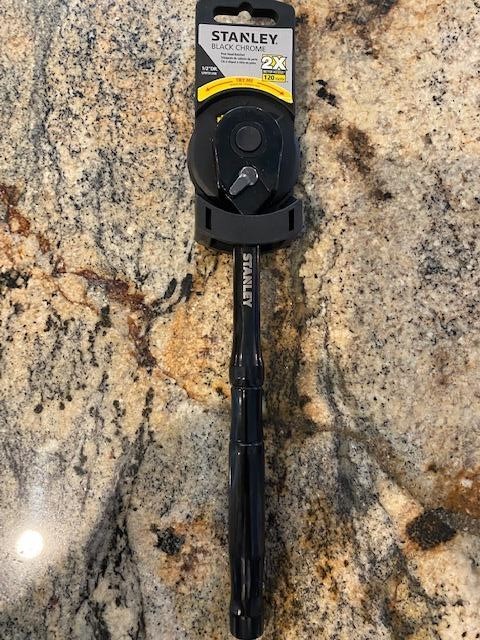 Stanley STMT81208 1/2 in Drive 120 Tooth Black Chrome Ratchet gallery
