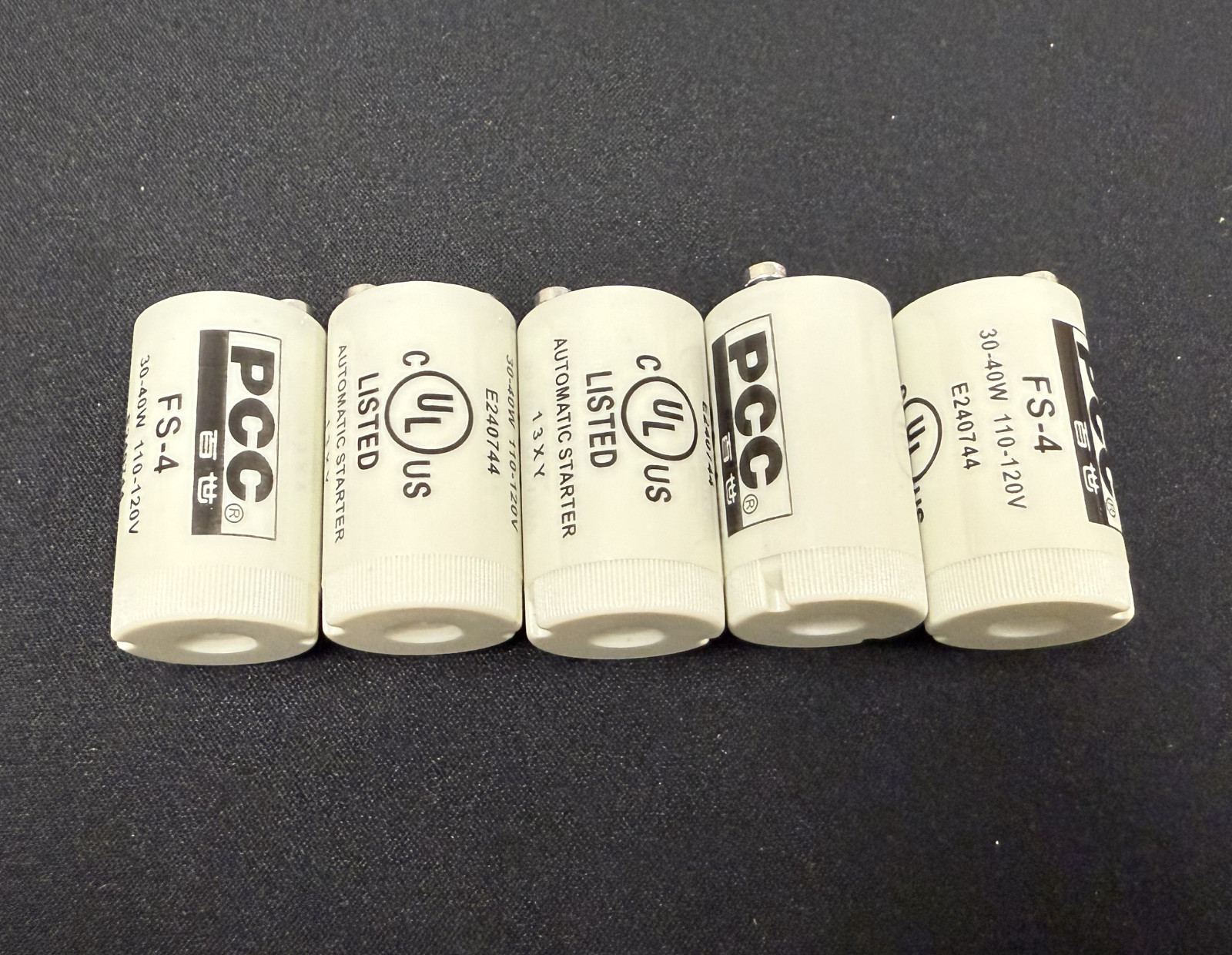 5-PK FS-4 30-40 Watt Fluorescent Starter NEW FS-4 gallery