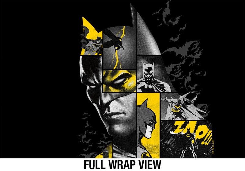Batman 80 Years Bat Panels 18oz Insulated Water Bottle gallery