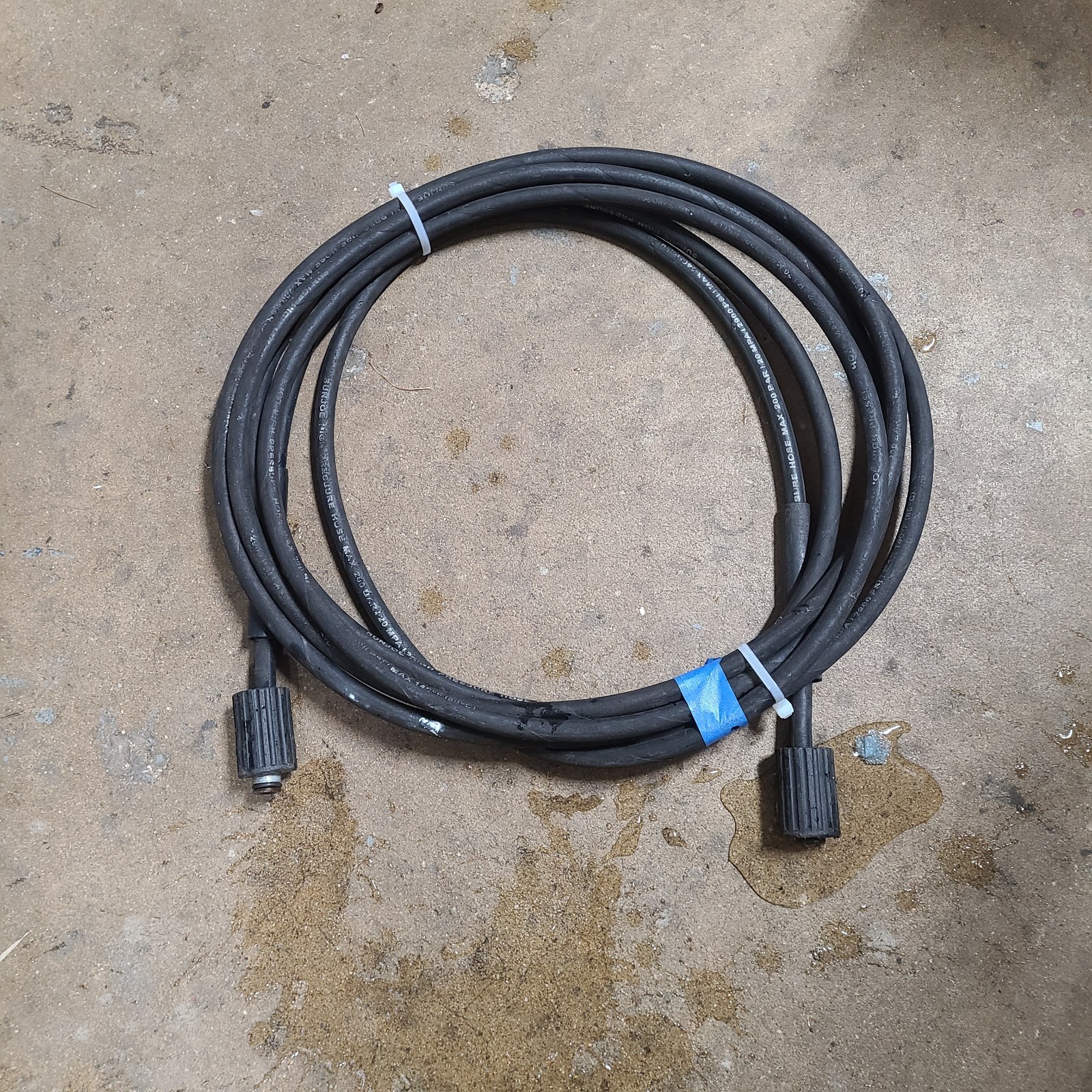 OEM Sun Joe High Pressure Washer Hose SPX3000 2900 PSI Used M22 15mm gallery