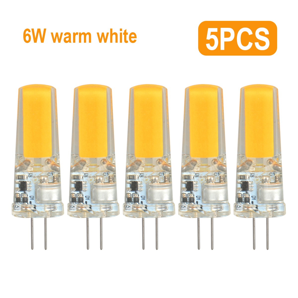 5Pcs G4 LED Corn Bulb 3W 6W Daylight Ceiling Fan Lamp Landscape lights gallery