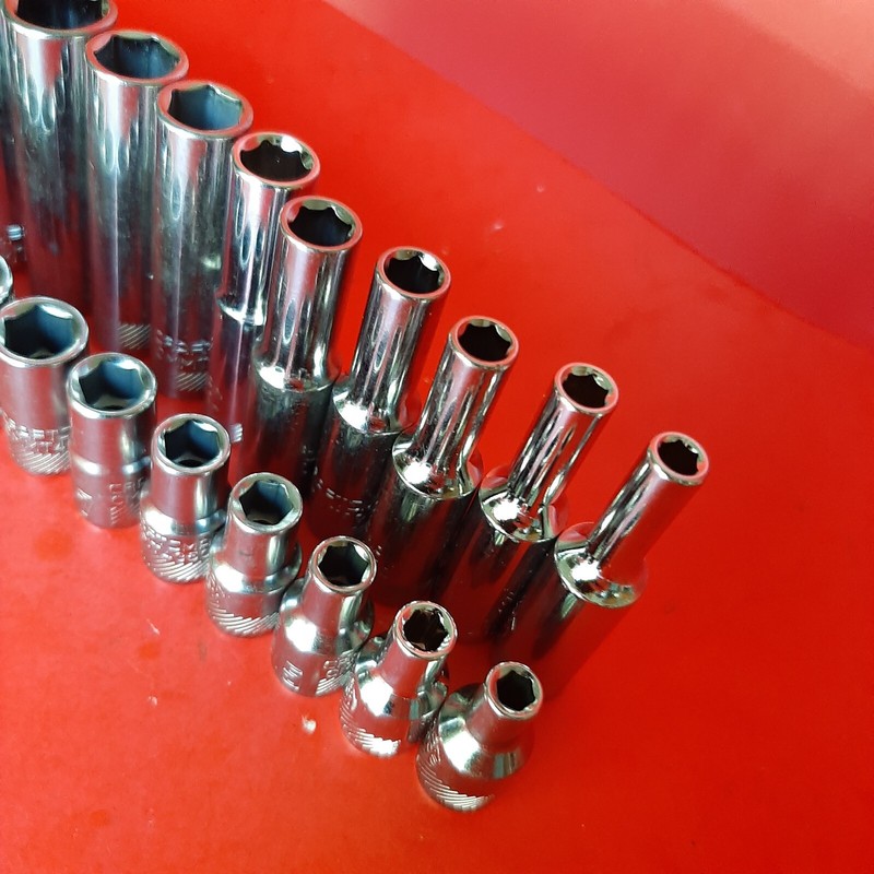 NEW CRAFTSMAN TOOLS 26 Piece Deep & Shallow 1/4" Drive METRIC 6 Point Socket Set gallery