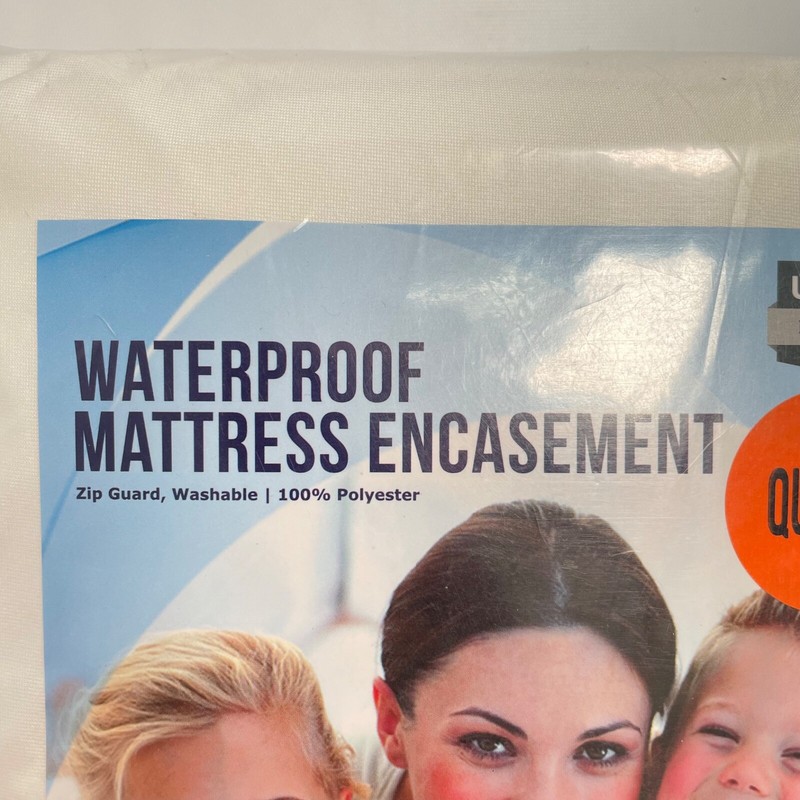 Utopia Bedding Washable Waterproof Mattres Encasement Zip Guard - Queen, NEW gallery