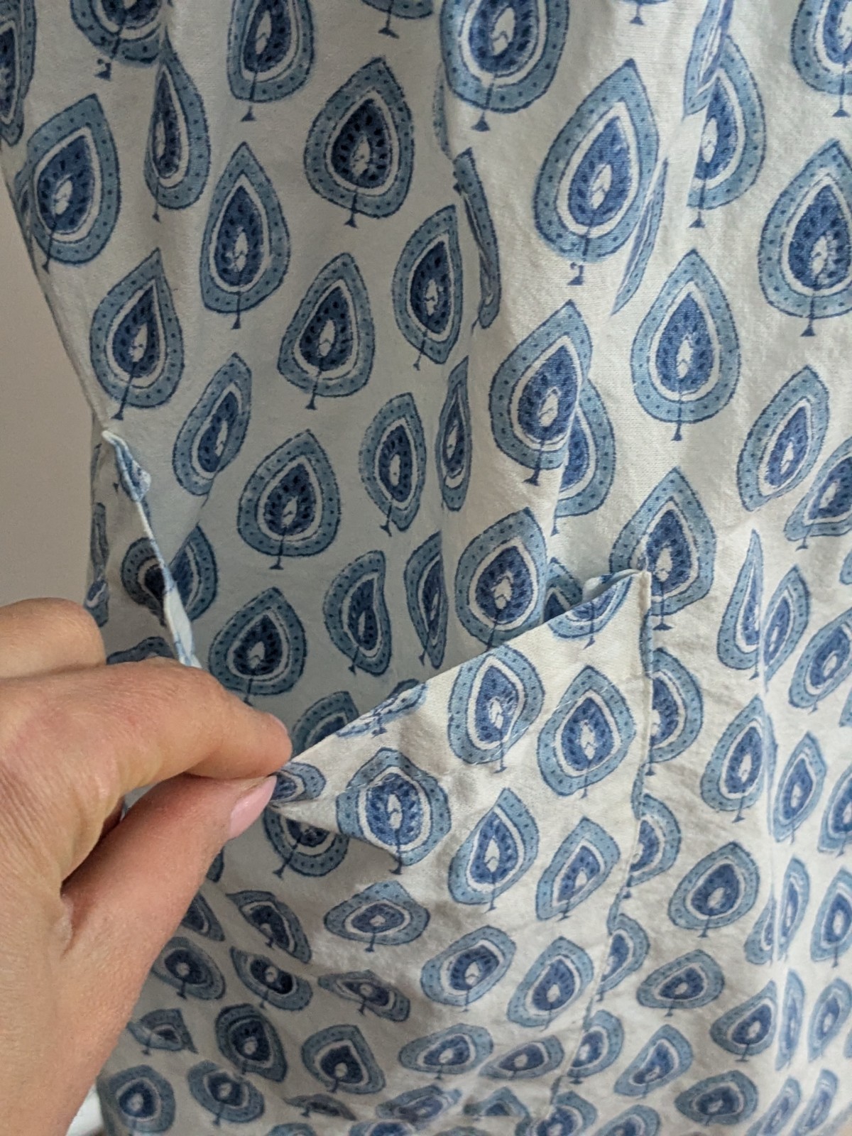 Pomegranate 100% Cotton Apron One Size Buti Print Kitchen Accessory Cook gallery