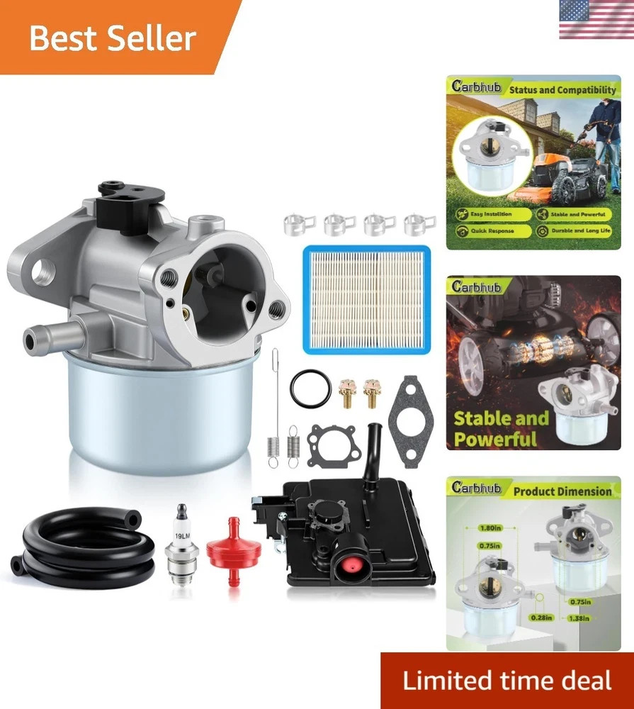 799868 Carburetor Compatible with Briggs & Stratton 498170 799872 694202... gallery