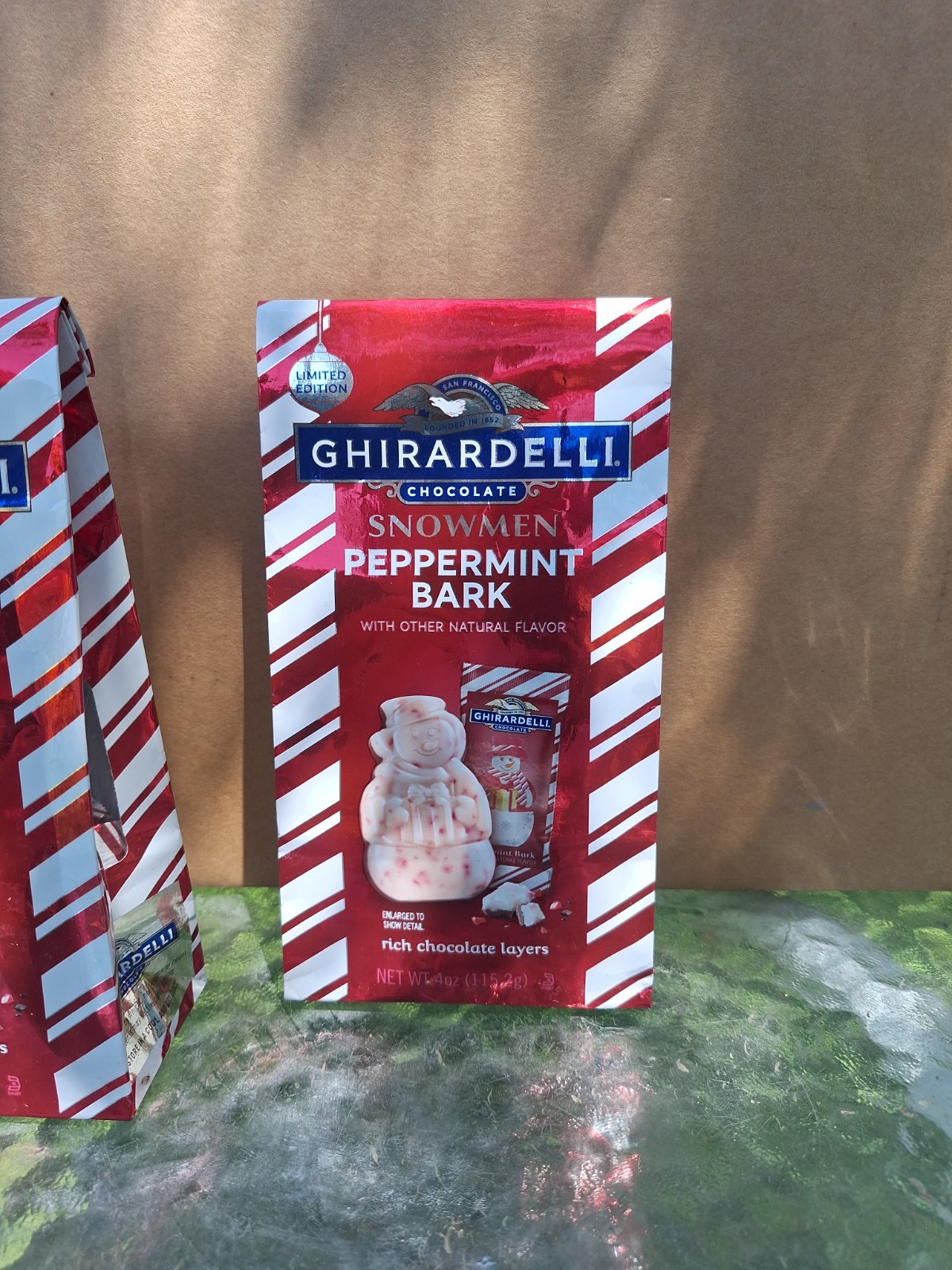 Ghirardelli Peppermint Bark Snowmen & Bark Best By 03/31/26 - 3 Packages gallery