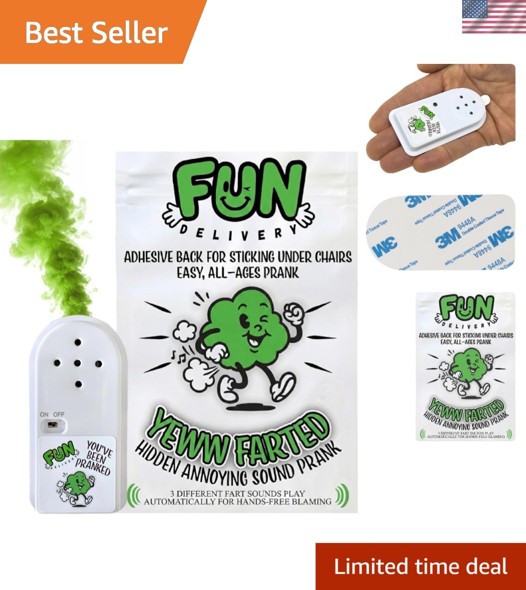 Harmless Fart Noise Maker & Prank Gift – Perfect for Meetings and Parties gallery