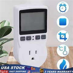 Digital Temperature Controller thermostat temp control Outlet Heater AC100-250V