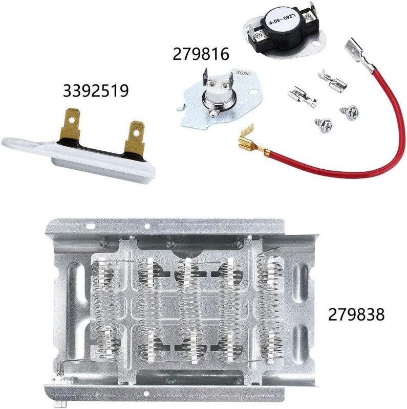 Dryer Heating Element Fit Crosley CED126SBW0 CED137SXQ0 CED137SDW0 CED147SBW0 gallery