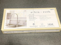 Allen + Roth Dillard High Arc Pull Down Kitchen Faucet – stainless steel