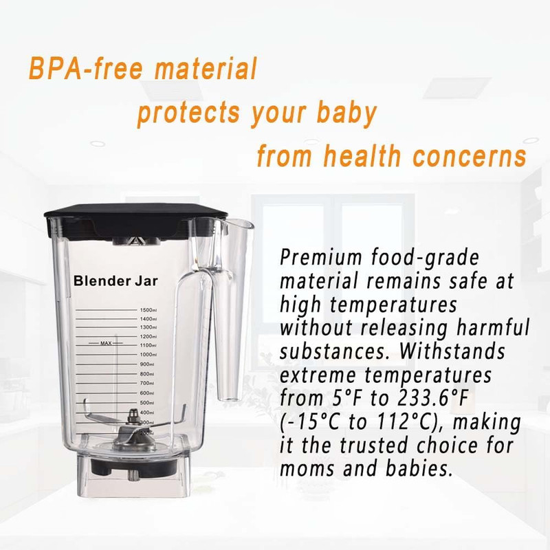 90Oz Wildside+ Jar for Blendtec, Replace 570 575 625 650 725 759 800 825 885 Et gallery