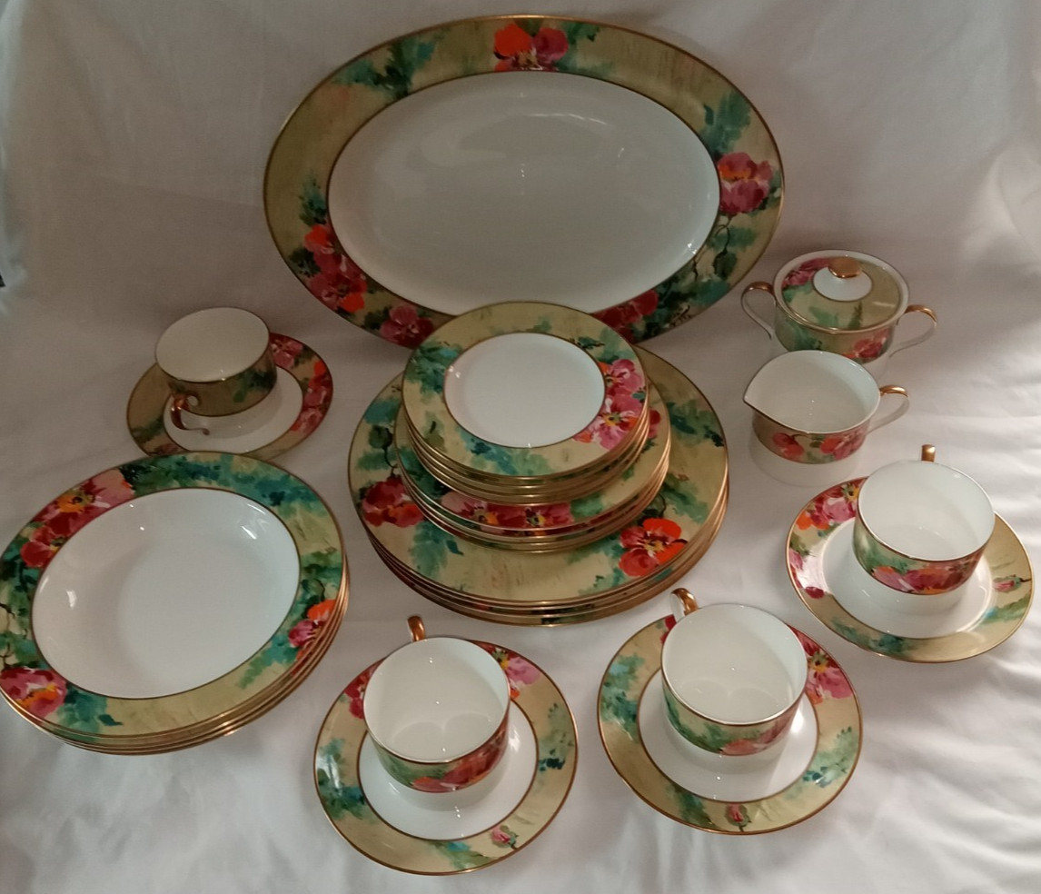27-Pc. Mikasa Kimberly Mcsparran Homage to Van Gogh dinnerware set service for 4 gallery