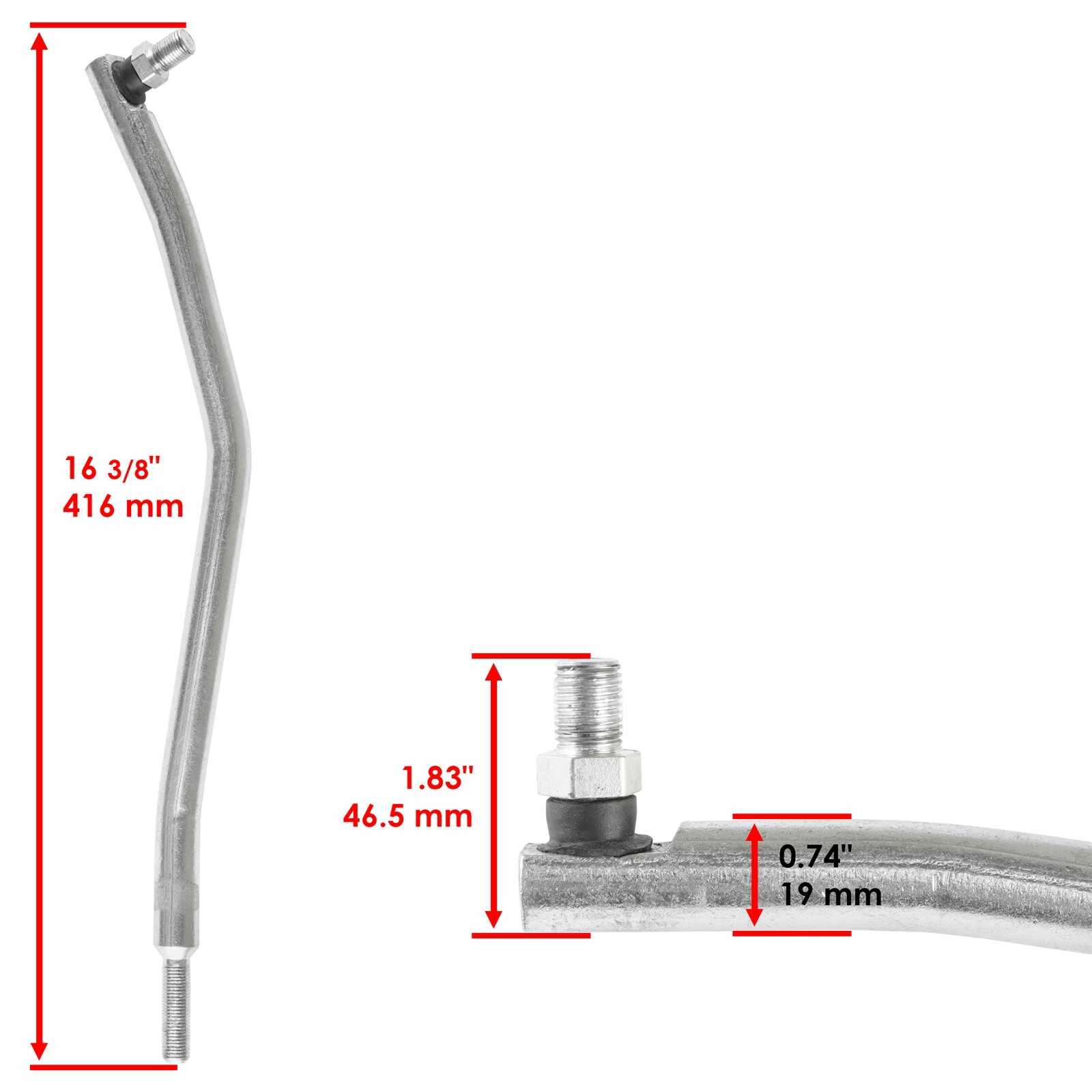 Drag Link w/ Tie Rod End for John Deere LX277 LX279 (Below -060000 S/N) AM128755 gallery