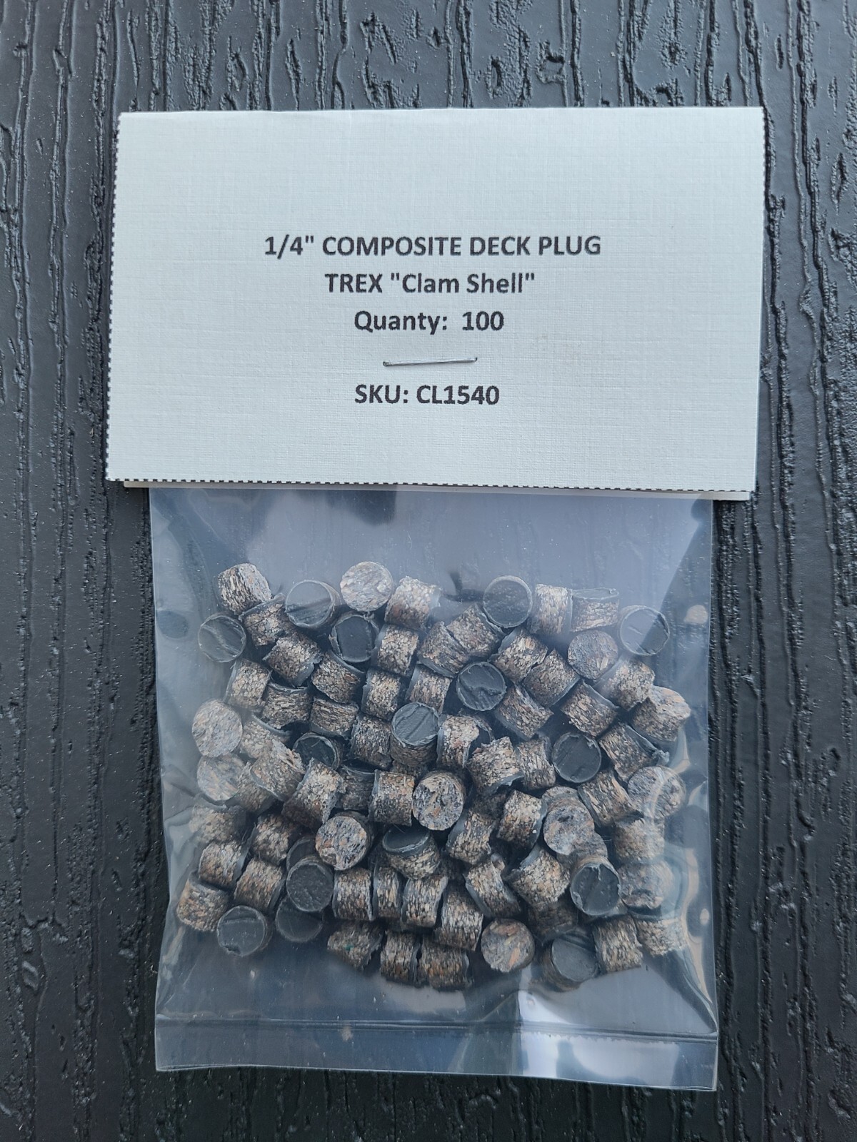 New 1/4" Trex ® "Clam Shell" Plugs for Composite Decking gallery