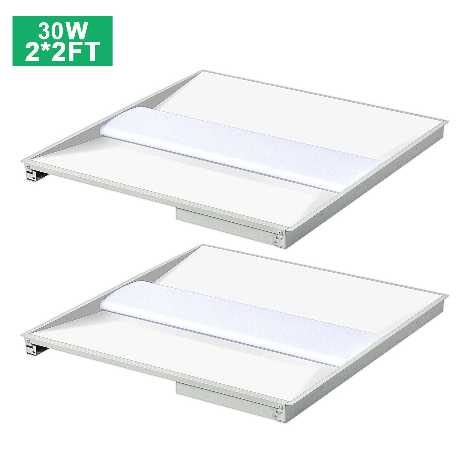 2Pack 2x2FT Multiple CCT Tunable LED Troffer Panel Ceiling Lights 20W/24W/36W gallery