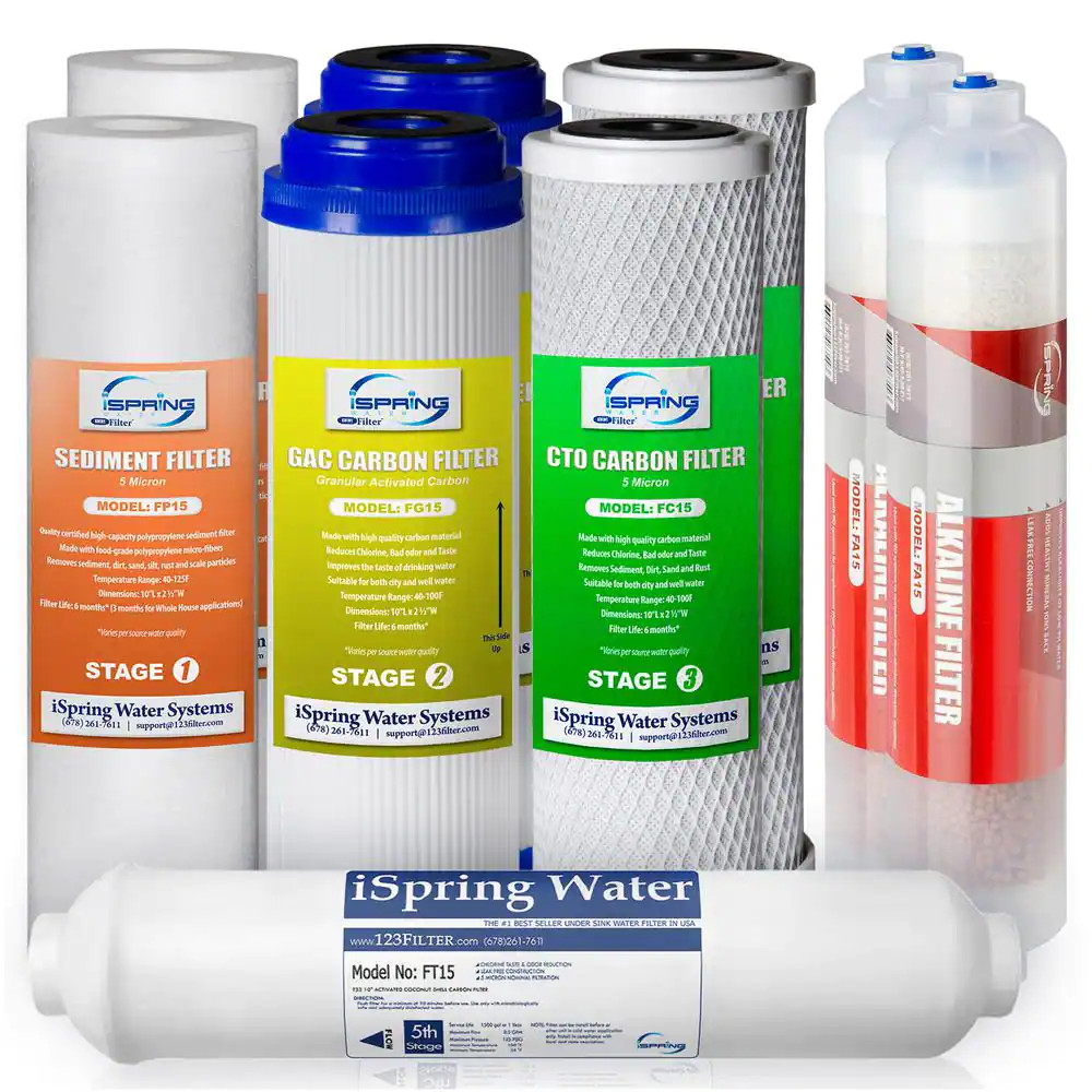 NEW Durable Replacement Set 6 Stage Reverse Osmosis System Water Filter Alkaline gallery