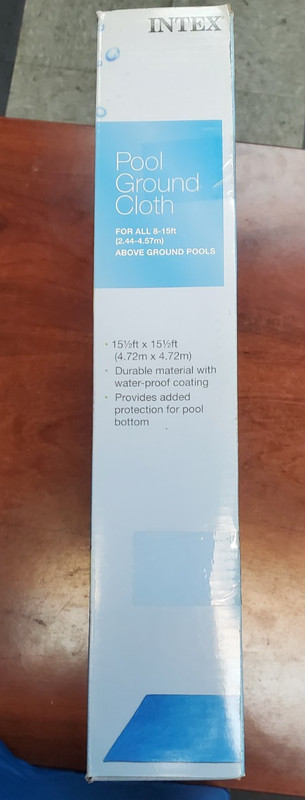 28048E Intex AboveGround Pool Ground Cloth. Up to 15' Round. 15-1/2ft x 15-1/2ft gallery