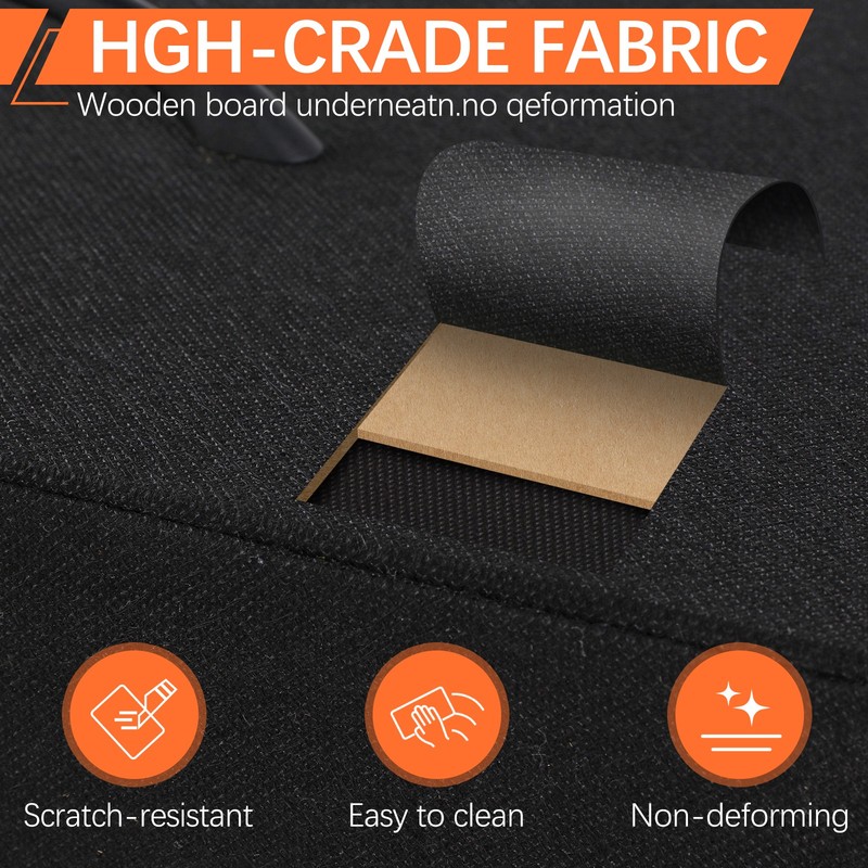 Nightstand End Table Side Table with 2 Fabric Drawers Bedside Table Bedroom gallery
