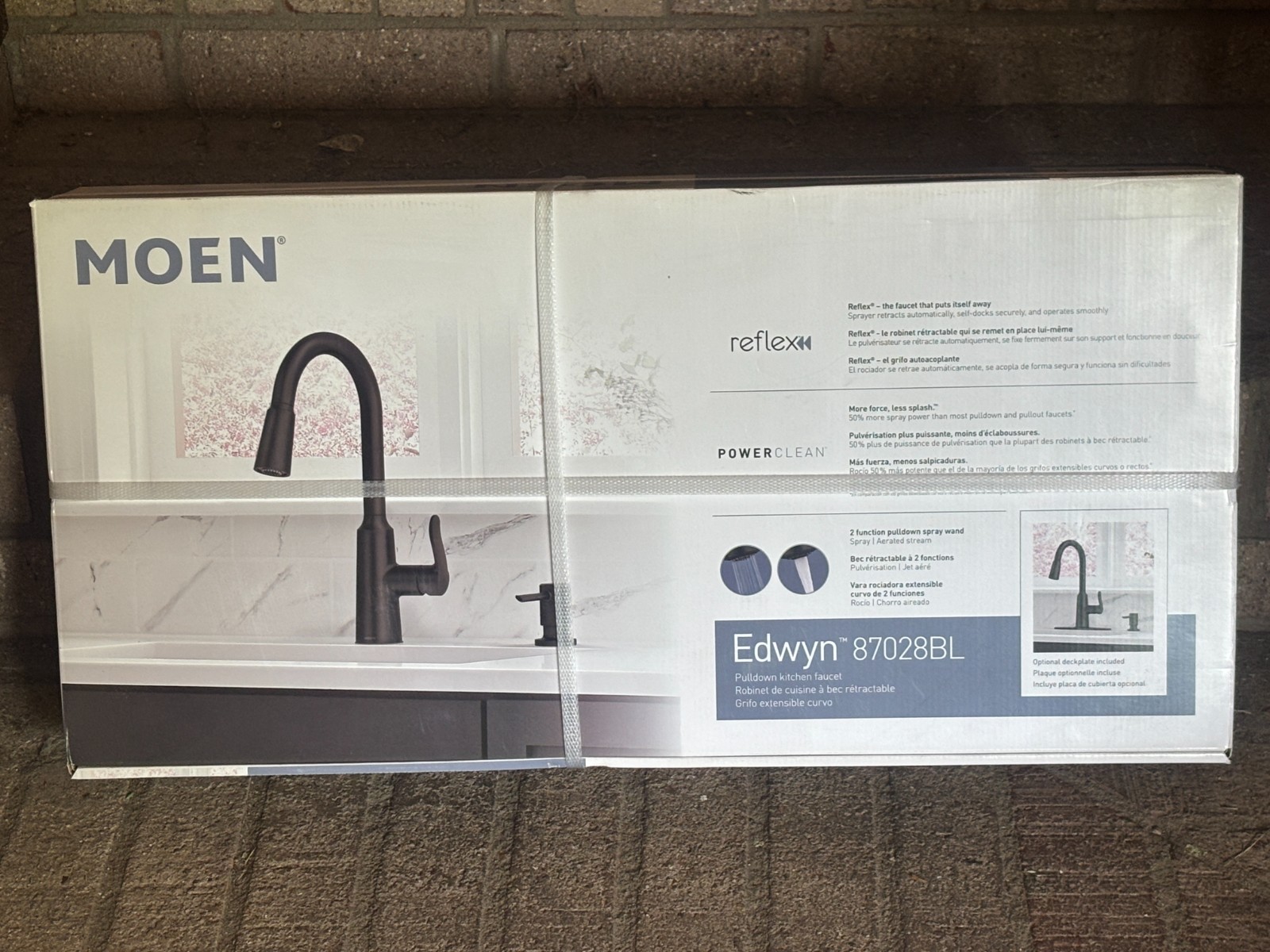 Moen 87028BL Edwyn One-Handle High Arc Pulldown Kitchen Faucet - Matte Black gallery