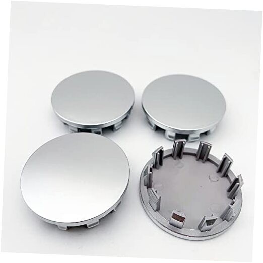 4PCS 63mm 2.5 Inch Custom Matte Silver Plastic Car Hub Wheel Center Caps silver gallery