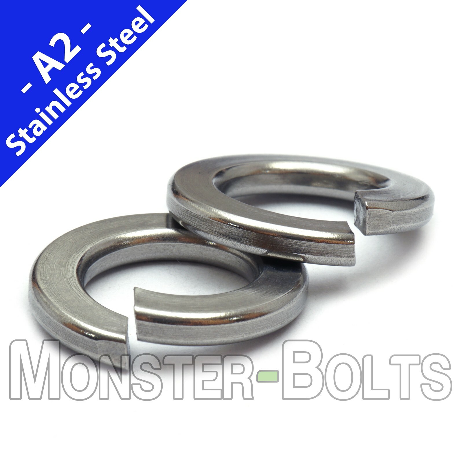 SAE Stainless Steel Split Lock Washers - #2 #4 #6 #8 #10 1/4" 5/16" US Inch 18-8 gallery