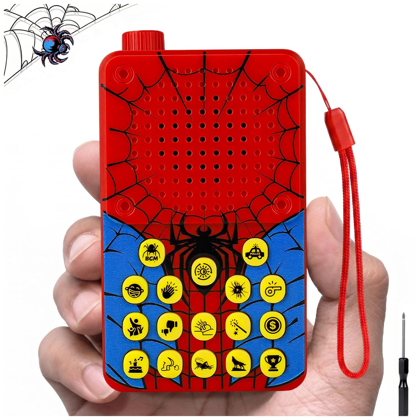 ZDCZ Sound Effects Machine - 16 Hilarious Sounds Prank Noise Maker Small, Red gallery