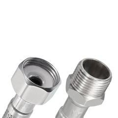 2PCS G3/8 Male Compression Thread x G1/2 Female Faucet Supply Line Connector