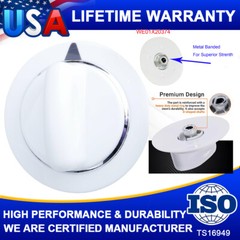 WE01X20374 Dryer Timer Control Knob White For GE DTSR495EF0GG GTDX100EM1WW New