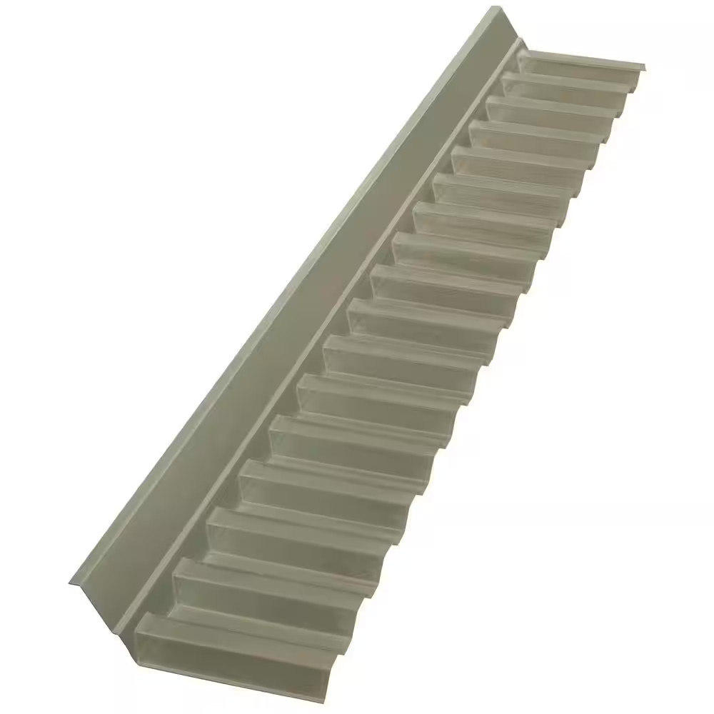 4 ft. Polycarbonate Wall Connector Flashing in Solar Gray gallery