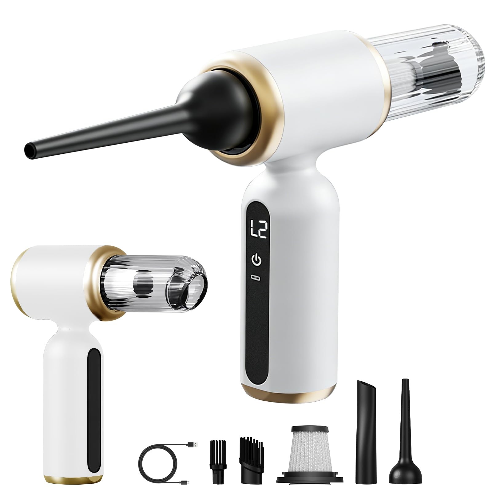 2 in 1 Handheld Car Vacuum Portable Cordless, 2 Speed Handheld Vacuum 20000PA... gallery