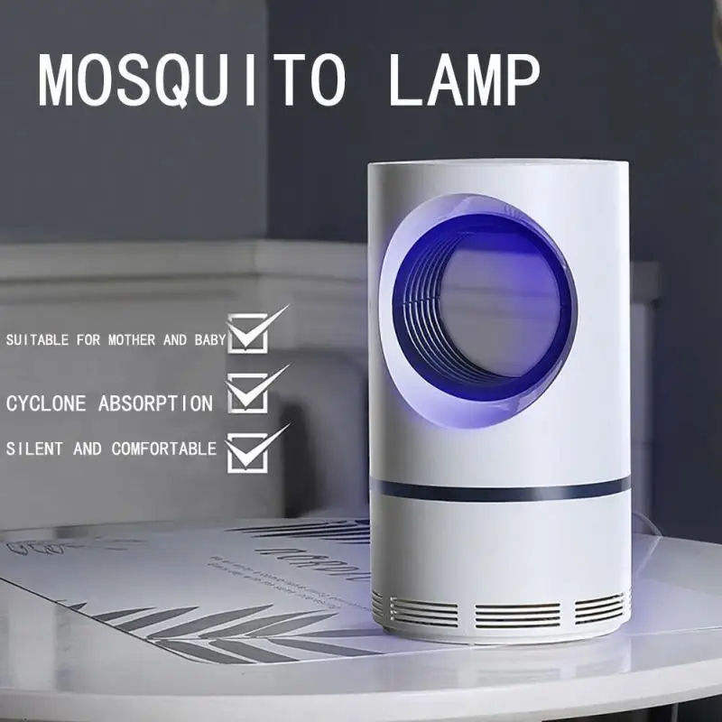 2 Pack Electric Mosquito Killer Lamp USB LED Bug Zapper Fly Trap Indoor gallery
