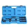 8" 12" 16" HSS Indexable Pry Bar Set, 11-Position Adjustable Angle Pry Bars 3pc gallery