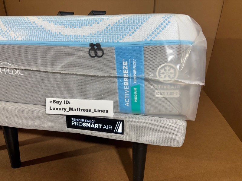 Tempurpedic ActiveBreeze Split King Mattress W/Pro Smart Air Adjustable Base NEW gallery