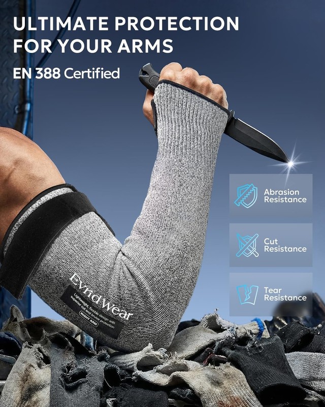 EvridWear Cut Resistant Protective Sleeves Gardening Sleeves Arm Protectors gallery