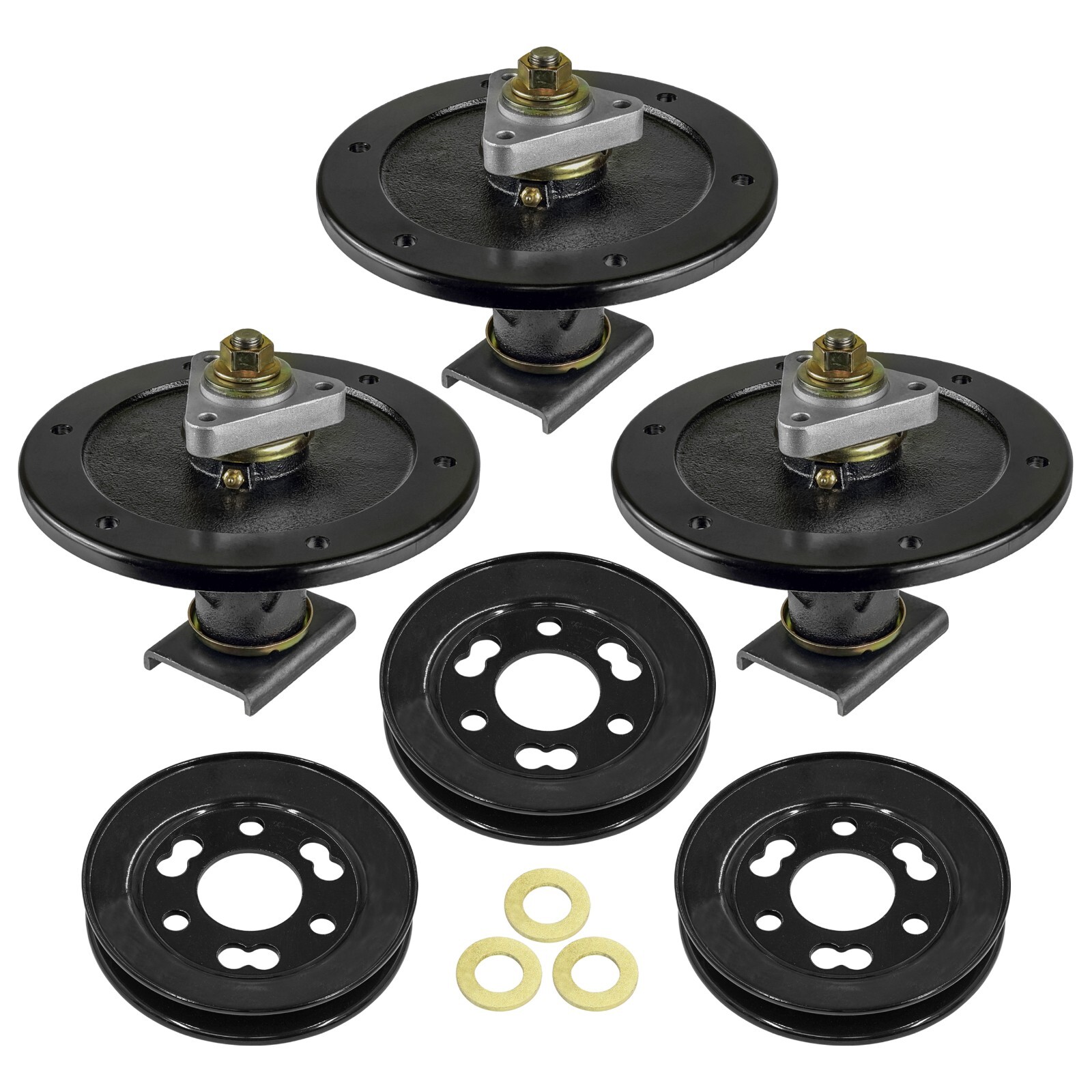 48" Deck Spindle & Pulley for Toro 74441 74448 74450TE 74418 74421 Z Master gallery