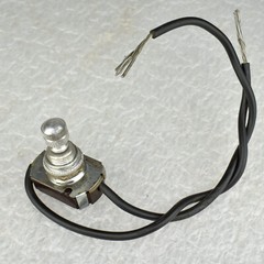 Vintage Eagle USA Single Pole Canopy Rotary Switch Metal Turn Knob 125/250V
