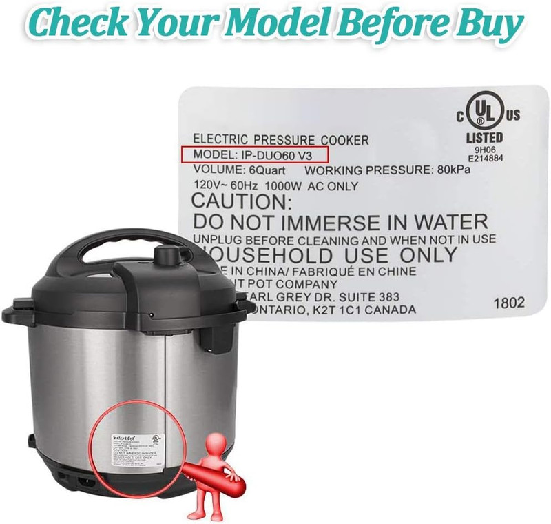 Steam Release Handle, Original Float Valve Replacement Parts with 3 Silicone Cap gallery