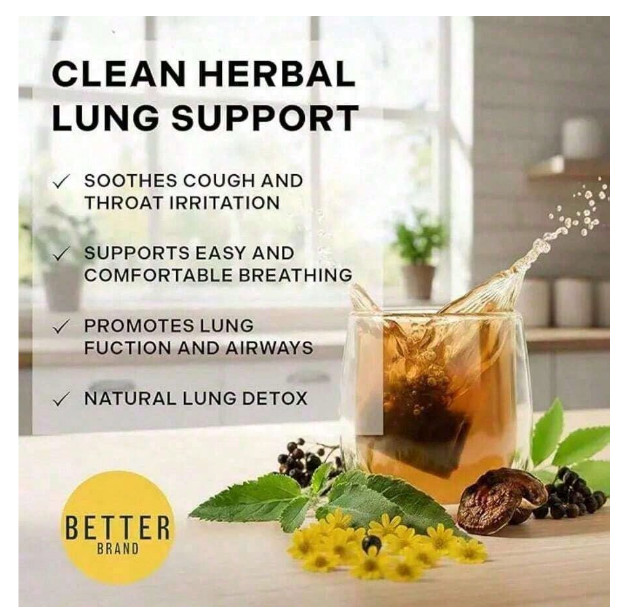 Betterbrand Better Lungs Detox Tea Caffeine Free Herbal 15 Tea Bags Mullein Leaf gallery