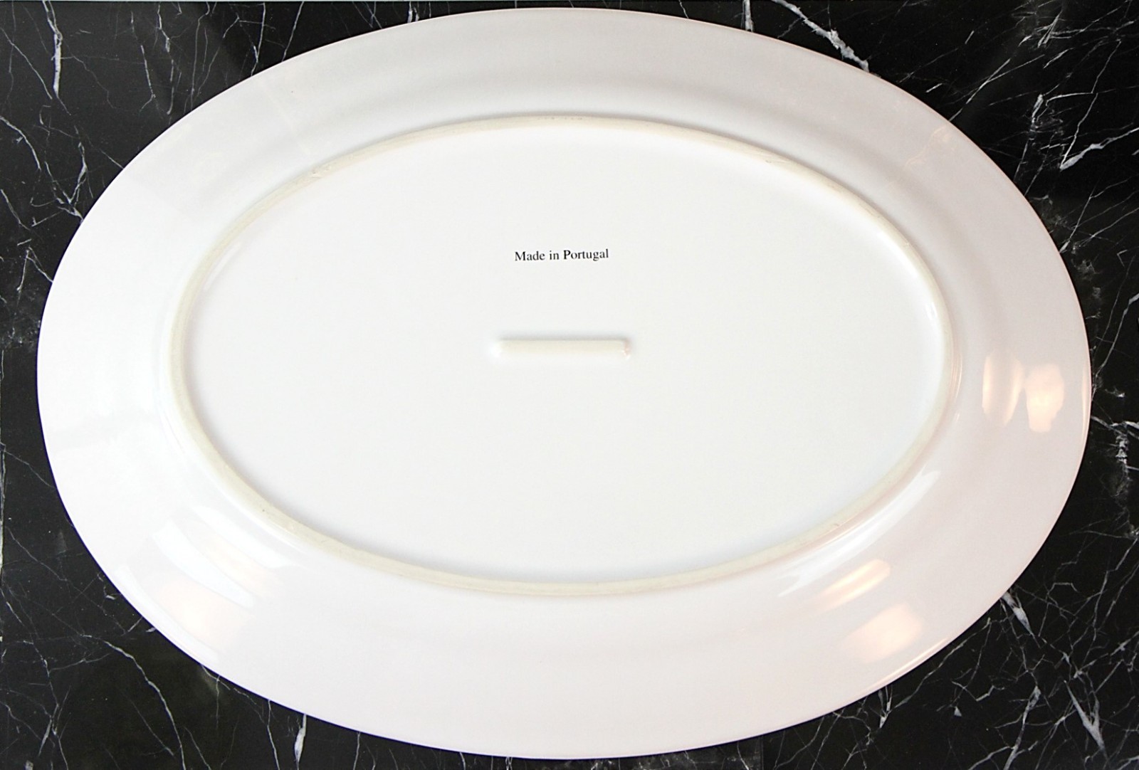 BEEDED RIM SERVING PLATTER STONEWARE MADE IN PORTUGAL 15.75" NEW Without box gallery