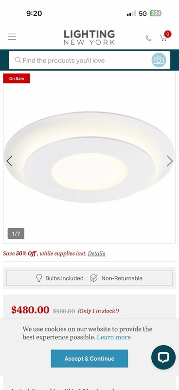 Sonneman Offset 16” Round LED Surface Mount Dimmable Light Textured White 3000K gallery