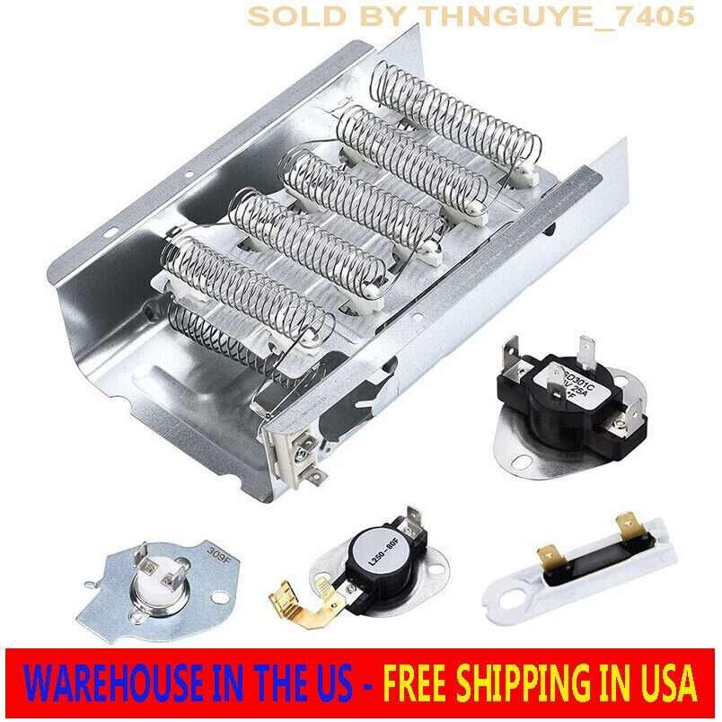 Dryer Heating Element For Roper RED4516FW RED4440VQ1 REX5634KQ1 RED4516FW0