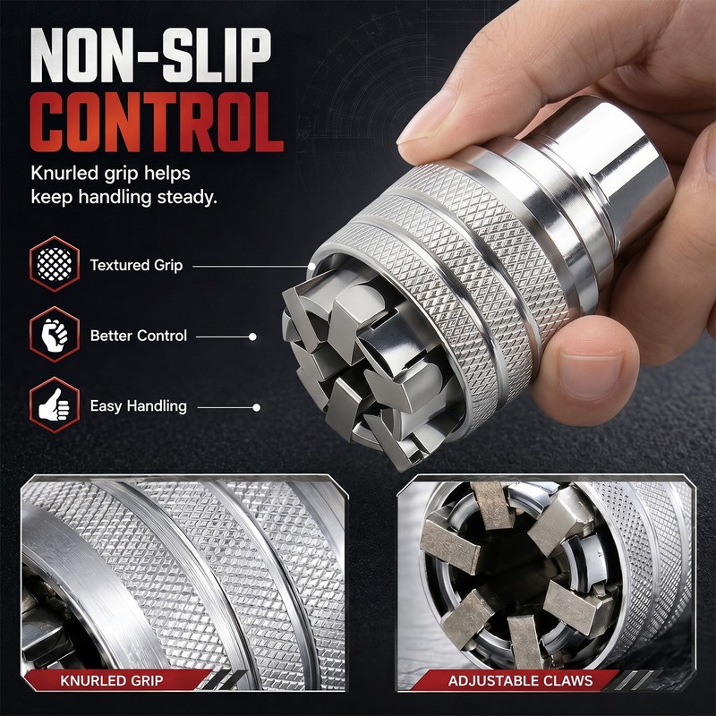10-19mm Universal Socket Tool Adjustable Multifunction Wrench Sleeve Adapter Kit gallery