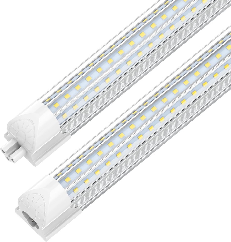 Linkable T8 LED Shop Light Fixture Workshop Lighting 4FT LED Tube 50W 5000K ETL