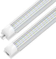Linkable T8 LED Shop Light Fixture Workshop Lighting 4FT LED Tube 50W 5000K ETL
