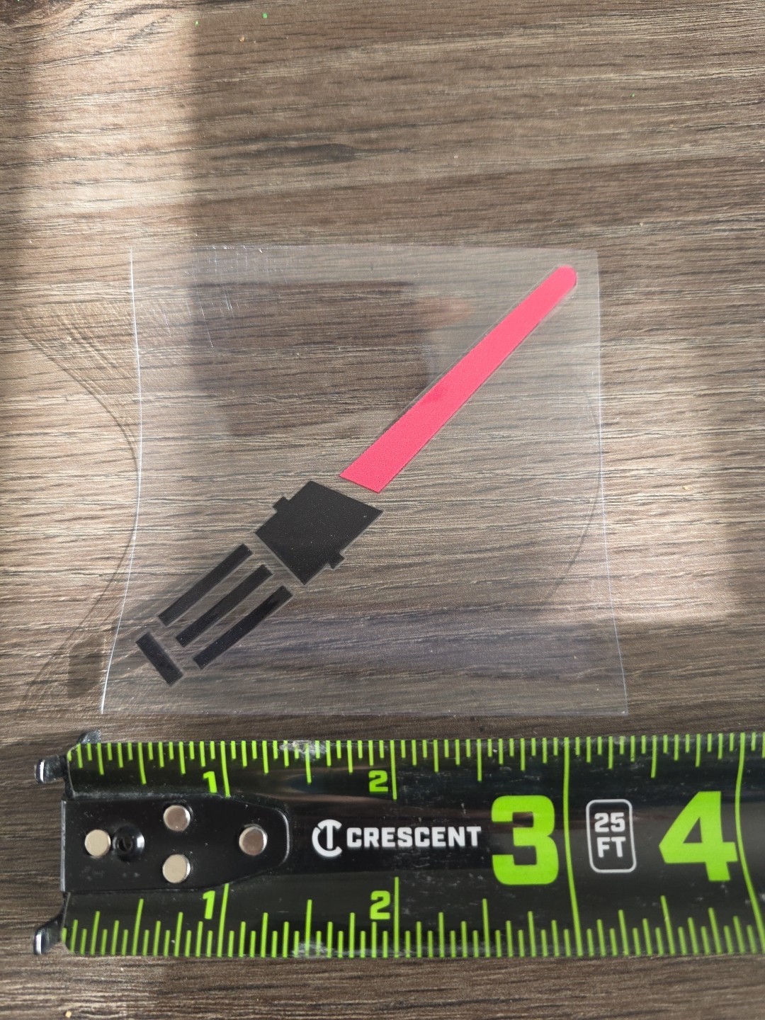 Starwars Lightsaber UV DTF Decal Sticker Waterproof Raised Made In USA gallery