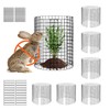 6 Pack Plant Protector from Animals 12.6'' Dia. x 14'' H Metal Plant Cage gallery
