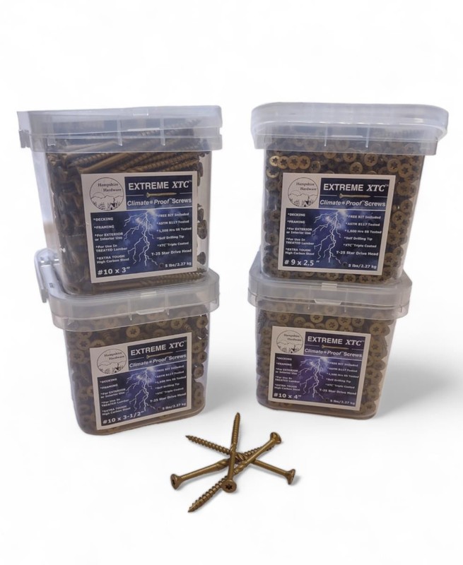 XTC™ Climate Proof™ Decking and Framing Screws #9 x 2.5" gallery